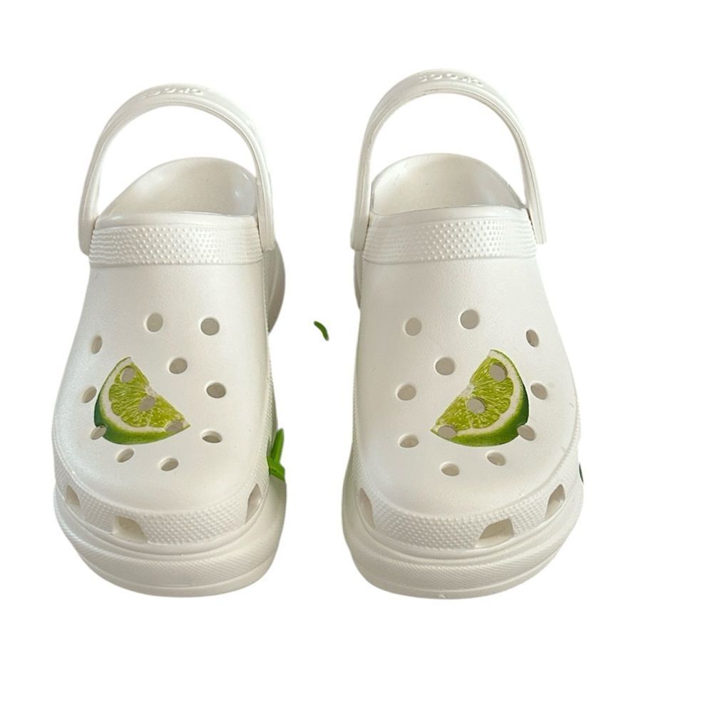 CROCS Bae Fresh Fruits Clog, Lime, Size Women’s 10, NWT